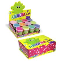 Amoeba Glitter Kit 12 Caixa Fechada Geleinha Diversão Slime - ASCA TOYS