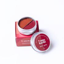 Amokarité Batom Duo Cremoso Multifuncional 3 em 1 - Goiaba + Pecan 5g