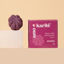 Amokarité Batom Sólido Multifuncional 3 em 1 - Ameixa 5g
