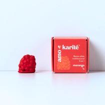 Amokarité Batom Solido Multifuncional 3 em 1 - Morango 5g