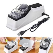 Amolador Afiador Elétrico De Facas Tesouras Usb Profissional Amolador Afiador Elétrico De Facas Tesouras Usb Profissional