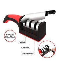 Amolador afiador Facas Tesouras 3 In 1 Profissional 3 opçoes Amolador afiador Facas Tesouras 3 In 1 Profissional 3 opçoes