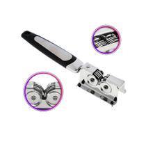 Amolador de Faca Profissional Aço Inoxidável Afiador com 3 Afiadores Tesoura Lâmina Facas e Canivete