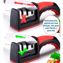 Amolador De Facas Afia Faca Tesouras Adagas Super Pratico Facil Afiador Portatil