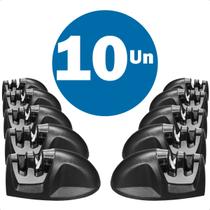 Amolador de Facas Afiador Lamina Inox 2 Borda Profissional Base Emborrachada Kit Com 10 Amolador de Facas Afiador Lamina Inox 2 Borda Profissional Base Emborrachada Kit Com 10