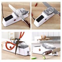 Amolador Elétrico Facas Tesouras Cozinha Bivolt USB Canivete Lâmina Ferramenta Afiador Amolador Elétrico Facas Tesouras Cozinha Bivolt USB Canivete Lâmina Ferramenta Afiador