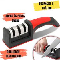 Amolador Faca E Tesouras Profissional 4 Em 1 Acabamento
