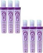 AMOLECEDOR DE CALOS E RACHADURAS SPA DOS PÉS 300ml - LORE PÉ kit 6 und