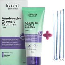 Amolecedor De Cravos E Espinhas Labotrat - 50g + 4 instrumentos