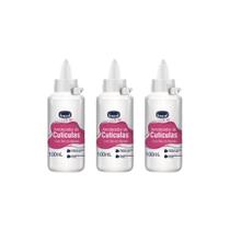 Amolecedor de Cutículas Ideal Algodão 100ml - Kit C/ 3un