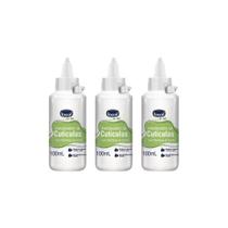 Amolecedor De Cutículas Ideal Karite 100Ml - Kit Com 3Un