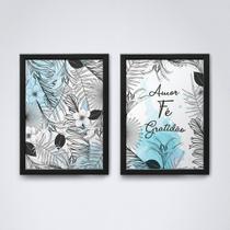 amor fé e gratidão v11com moldura preta A4 amor fé e gratidão v11com moldura preta A4