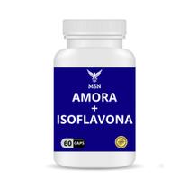 Amora + isoflavona 500mg 60 cápsulas 100% natural