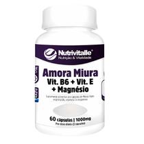 Amora + Magnésio e Vitaminas 60 Cápsulas 1.000mg Nutrivitalle