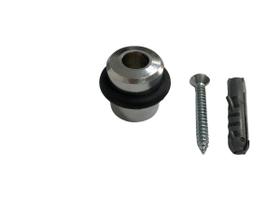 Amortecedor Batedor De Porta Cromado Tamanho 25mm