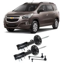 Amortecedor + Bieleta Chevrolet Spin Dianteira 2012 Até 2016 O Par Amortecedor + Bieleta Chevrolet Spin Dianteira 2012 Até 2016 O Par