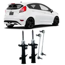 Amortecedor + Bieleta Ford New Fiesta Dianteira 2011 Até 2018 O Par Amortecedor + Bieleta Ford New Fiesta Dianteira 2011 Até 2018 O Par