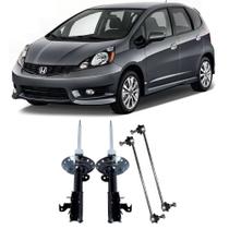 Amortecedor + Bieleta Honda New Fit Dianteiro 2009 Até 2014 O Par Amortecedor + Bieleta Honda New Fit Dianteiro 2009 Até 2014 O Par