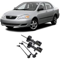 Amortecedor + Bieleta Toyota Corolla Dianteira 2003 Até 2008 O Par Amortecedor + Bieleta Toyota Corolla Dianteira 2003 Até 2008 O Par