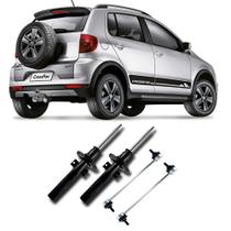 Amortecedor + Bieleta Volkswagen Crossfox Dianteira 2005 Até 2020 O Par Amortecedor + Bieleta Volkswagen Crossfox Dianteira 2005 Até 2020 O Par
