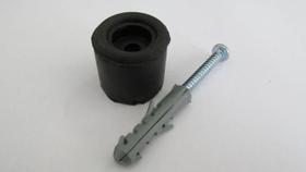 Amortecedor Chato Preto Ct 01 Peça