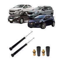 Amortecedor com Kit Prisma Onix Spin Cobalt Sonix Traseiro 2013 Até 2019