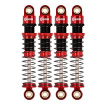 Amortecedor de Alumínio INJORA 45mm para FMS FCX24 1/24 RC - Vermelho