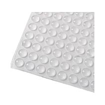 Amortecedor De Borracha Transparente Autoadesivo Para Portas, 100 Peças De Almofadas Protetoras De