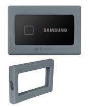 Amortecedor de silicone para SSD portátil Samsung T7 T7 Touch - 1 TB Amortecedor de silicone para SSD portátil Samsung T7 T7 Touch - 1 TB