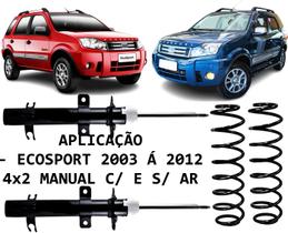 Amortecedor Dianteiro Ecosport 2003 á 2012 + Molas - New Parts