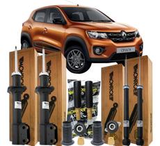 Amortecedor Dianteiro Traseiro + Kit Axios Kwid 1.0 12v 2017
