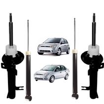 Amortecedor Dianteiro + Traseiro Nakata Ford Fiesta Sedan 2003 A 2014 Amortecedor Dianteiro + Traseiro Nakata Ford Fiesta Sedan 2003 A 2014