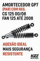 Amortecedor Gp7 (par) Com Reg. Cg 125 00/08 Fan 125 até 2008
