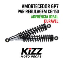 Amortecedor GP7 Par Regulagem CG 150 Aderência Ideal Durável