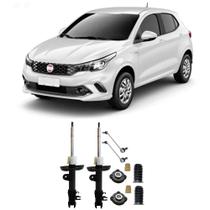 Amortecedor + Kit Batente + Bieleta Fiat Argo Dianteira 2016 Até 2020 O Par Amortecedor + Kit Batente + Bieleta Fiat Argo Dianteira 2016 Até 2020 O Par