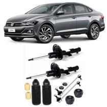 Amortecedor + Kit Batente + Bieleta Volkswagen Virtus Dianteira 2018 Até 2021 O Par Amortecedor + Kit Batente + Bieleta Volkswagen Virtus Dianteira 2018 Até 2021 O Par