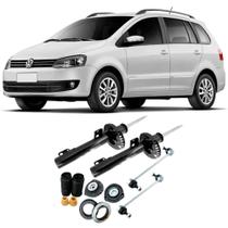 Amortecedor + Kit Batente + Bieleta Vw Spacefox Dianteira 2003 Até 2016 O Par