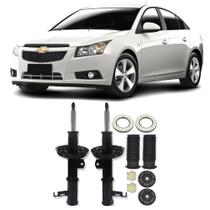 Amortecedor + Kit Batente Chevrolet Cruze Dianteiro 2011 Até 2017 O Par Amortecedor + Kit Batente Chevrolet Cruze Dianteiro 2011 Até 2017 O Par