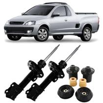 Amortecedor + Kit Batente Chevrolet Montana Dianteiro 2003 Até 2012 O Par