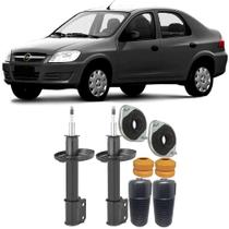 Amortecedor + Kit Batente Chevrolet Prisma Dianteiro 2006 Até 2012 O Par Amortecedor + Kit Batente Chevrolet Prisma Dianteiro 2006 Até 2012 O Par