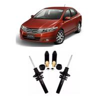 Amortecedor + Kit Batente Honda City Dianteiro 2009 Até 2014 - O Par Amortecedor + Kit Batente Honda City Dianteiro 2009 Até 2014 - O Par