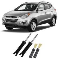 Amortecedor + Kit Batente Hyundai Ix35 Traseiro 2010 Até 2015 O Par Amortecedor + Kit Batente Hyundai Ix35 Traseiro 2010 Até 2015 O Par