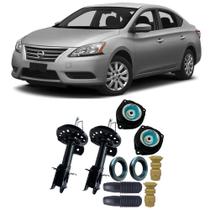 Amortecedor + Kit Batente Nissan Sentra Dianteiro 2014 Até 2020 O Par