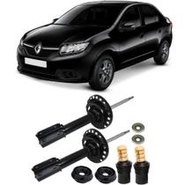 Amortecedor + Kit Batente Renault Logan Dianteiro 2014 Até 2020 O Par