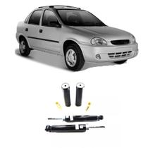 Amortecedor + Kit Batente Traseiro Corsa 1994 Até 2002 1,0 1,4 1,6 1,8 8V,16V - Sedan Amortecedor + Kit Batente Traseiro Corsa 1994 Até 2002 1,0 1,4 1,6 1,8 8V,16V - Sedan