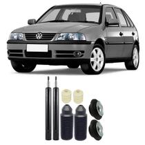 Amortecedor + Kit Batente Vw Gol G3 Dianteiro 1999 Até 2005 O Par Amortecedor + Kit Batente Vw Gol G3 Dianteiro 1999 Até 2005 O Par
