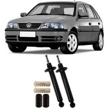 Amortecedor + Kit Batente Vw Gol G3 Traseiro 1999 Até 2005 O Par Amortecedor + Kit Batente Vw Gol G3 Traseiro 1999 Até 2005 O Par