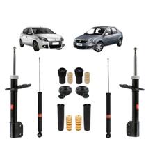 Amortecedor Kyb+Kit Batente Diant/Tras Esquerdo/Direito Sandero Stepway 2018