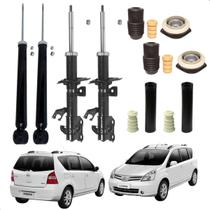 Amortecedor Livina 2010 até 2014 Dianteiro Traseir+Kit Coxim Amortecedor Livina 2010 até 2014 Dianteiro Traseir+Kit Coxim