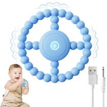 Amortecedor sensorial vibratório Chew Toy BIKCANP para crianças azul Amortecedor sensorial vibratório Chew Toy BIKCANP para crianças azul